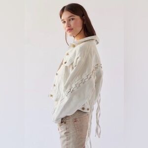 BDG Fringe Crop Jacket